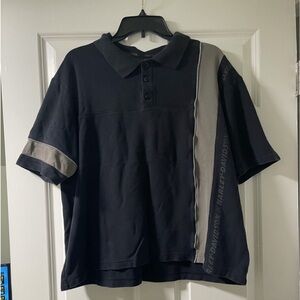 Harley-Davidson Black Polo with Gray Accent Stripe